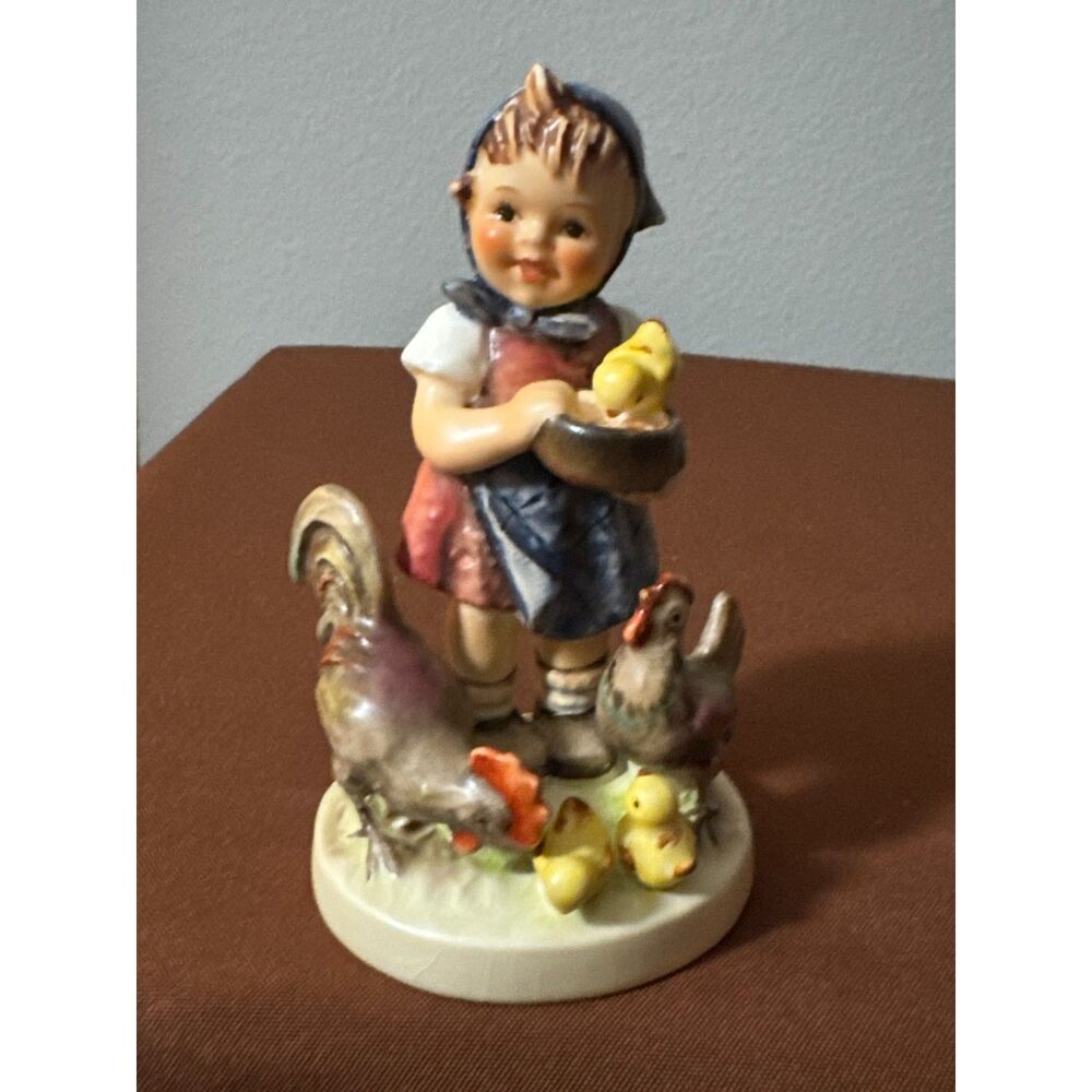 Rare Vintage Hummel Figurine Goebel Feeding Time 199/I